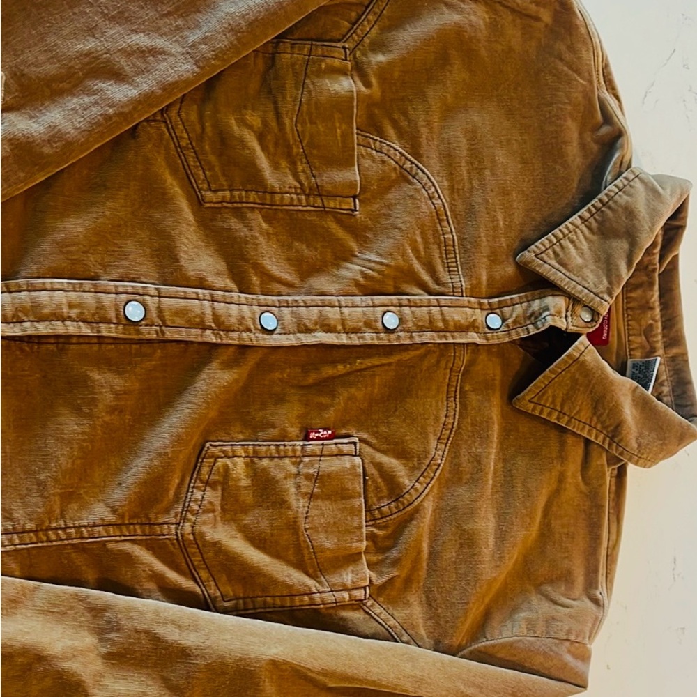 Vintage Levi's Red Tag slim stretch Corduroy Shirt XL